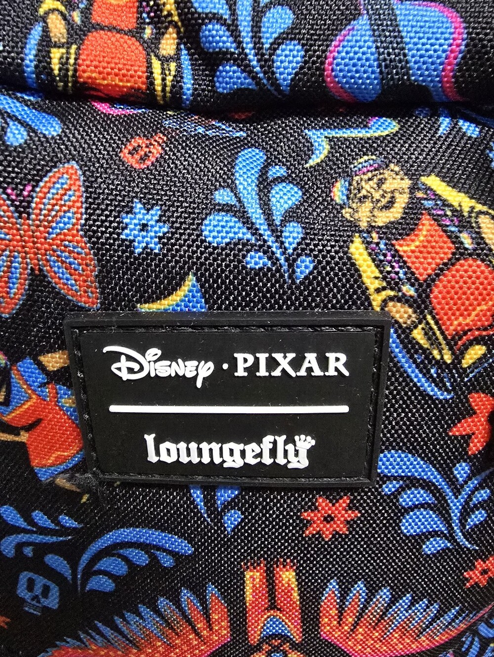 Loungefly Disney Pixar "Coco" Dia de Los Muertos Mini Backpack Nylon/Canvas Rare - Picture 2 of 12